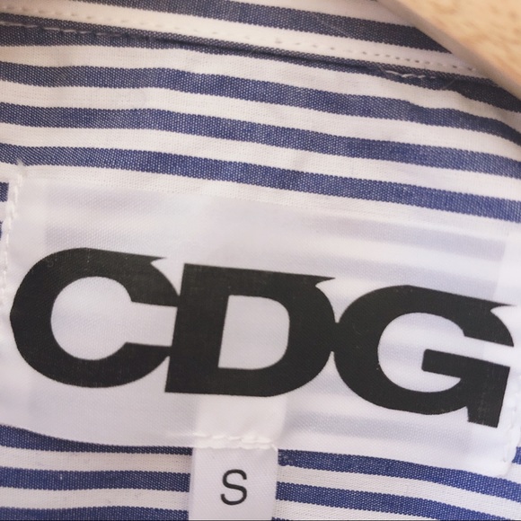 Comme Des Garçons CDG striped button up shirt - Picture 4 of 9